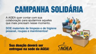 AGEA inicia campanha solidária para ajudar  vítimas das chuvas